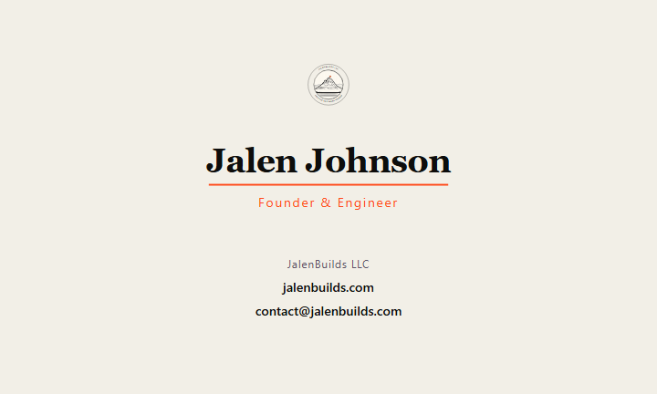 JalenBuilds blend iteration A card back