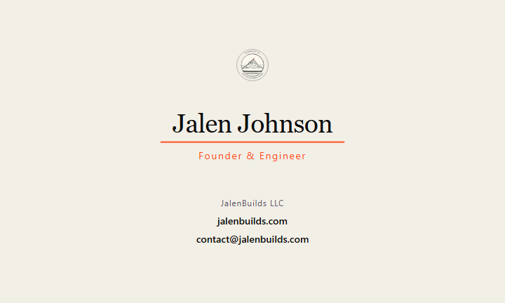 JalenBuilds blend iteration B card back