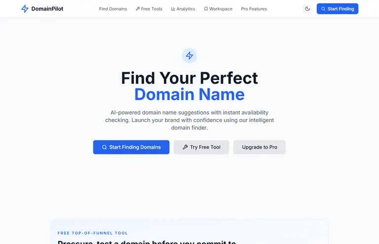 DomainPilot — internal operator workspace