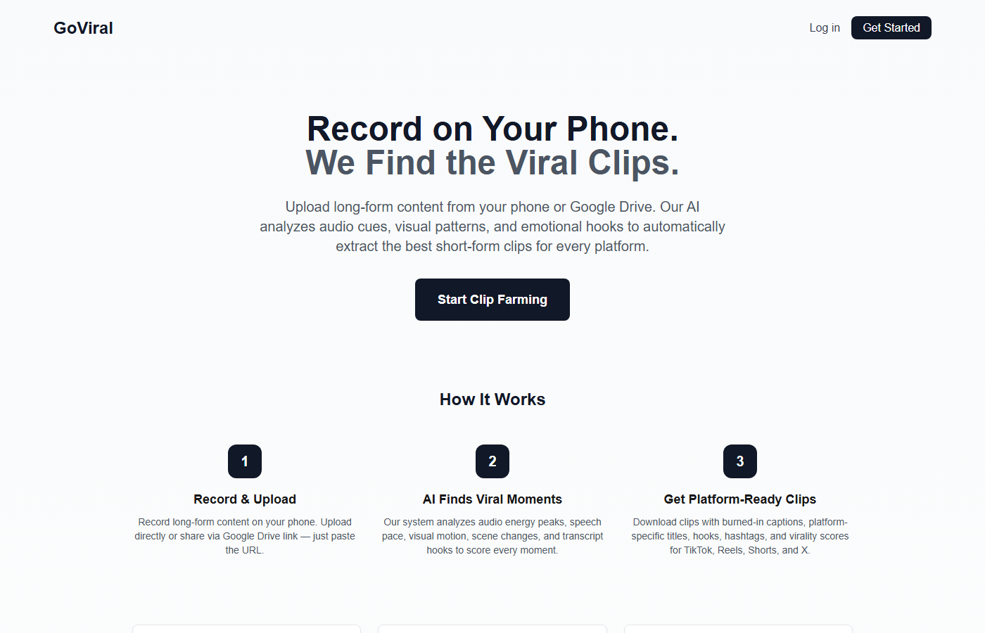 GoViral workflow preview