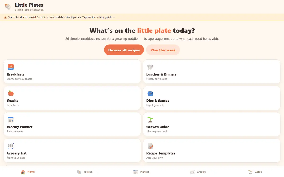 Little Plates project preview